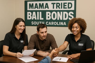 Mama Tried Bail Bonds agents assisting clients in South Carolina